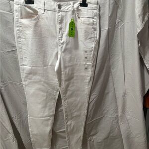 Croft & Barrow White Skinny Jeans Crisp Denim brand new